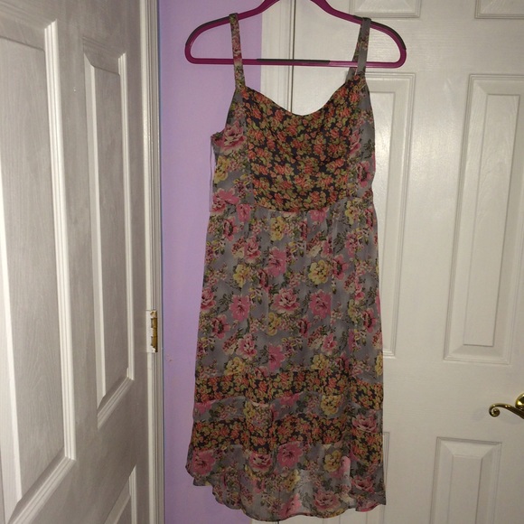 🌸 Floral High-Low Dress 🌸