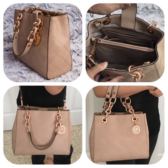 SOLD - Michael Kors Limited Ed Blush Cynthia - Picture 2 of 4