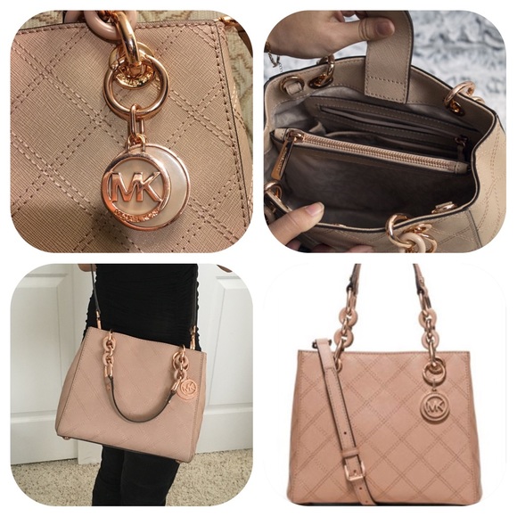 SOLD - Michael Kors Limited Ed Blush Cynthia - Picture 3 of 4