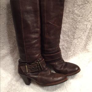 Brown Leather Knee High Frye Boots Sz 7.5