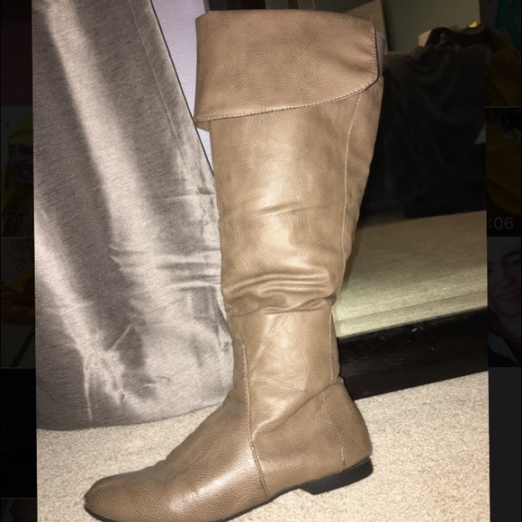 Brown Knee Boots