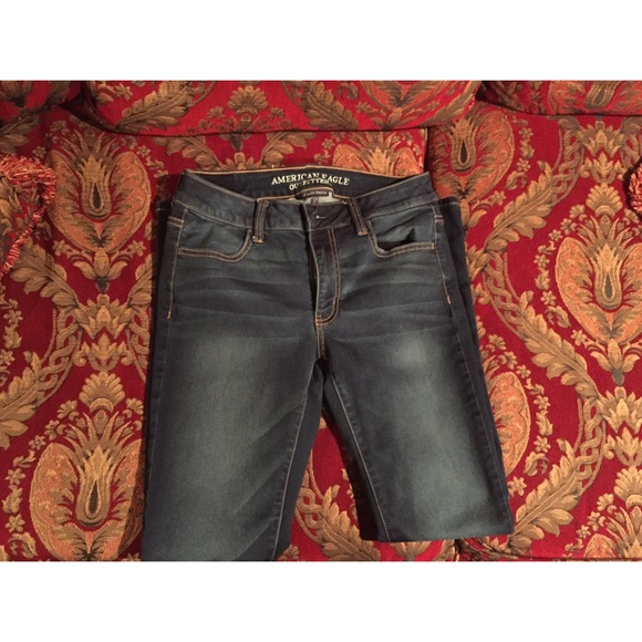 AEO Sateen Jeggings Size 8