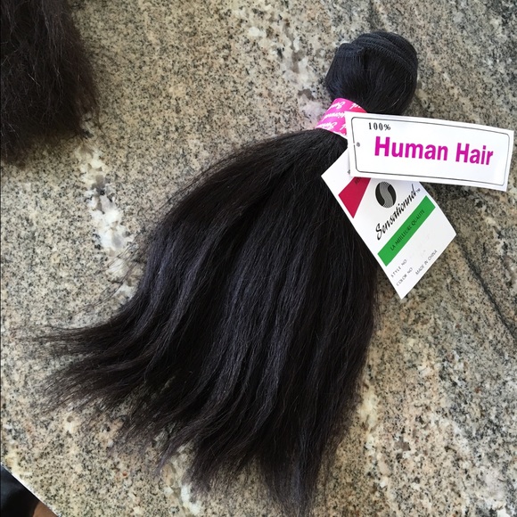 100% human hair full weft 12" color 1B