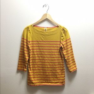 3/4 Sleeve Striped Shirt