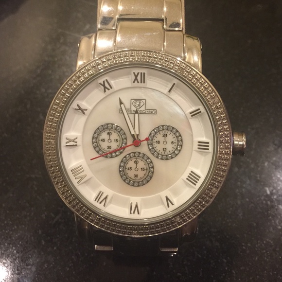 BRAND NEW! Mens Super Techno watch 0.12CT Diamond. - Picture 2 of 4