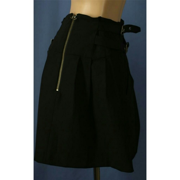 Nanette Lepore Trouble Maker Black Mini Skirt 6 - Picture 2 of 3