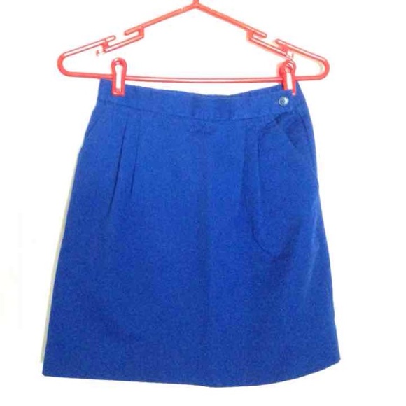 Pendleton Dresses & Skirts - Royal Blue Pendleton Skirt
