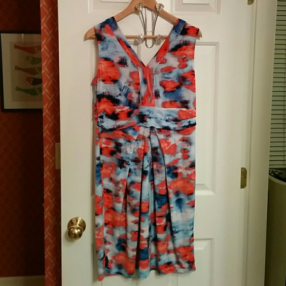 Vera Wang watercolor dress