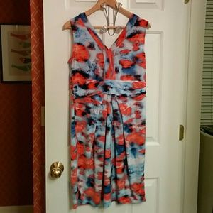 Vera Wang watercolor dress