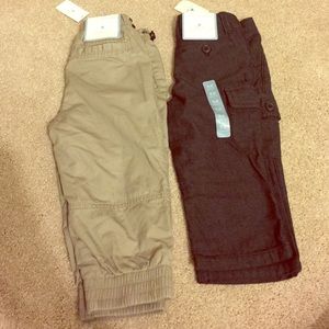 2 pairs of brand new boys 18-24 months pants GAP