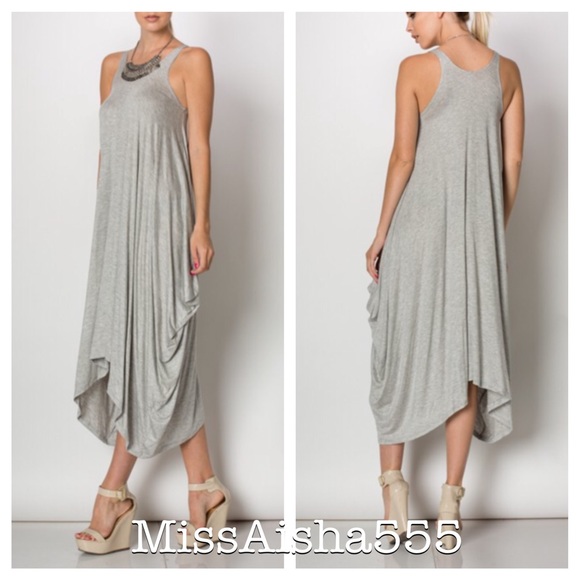 Chic grey tank dress - Picture 2 of 2