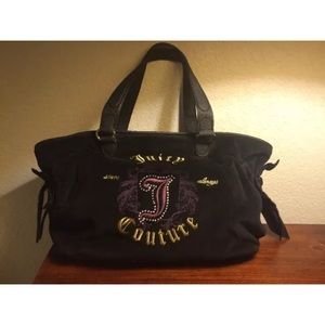 ⛔️Sold⛔️Juicy Couture Velour Handbag
