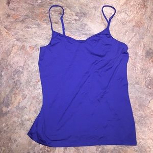 Express cami royal blue tank top
