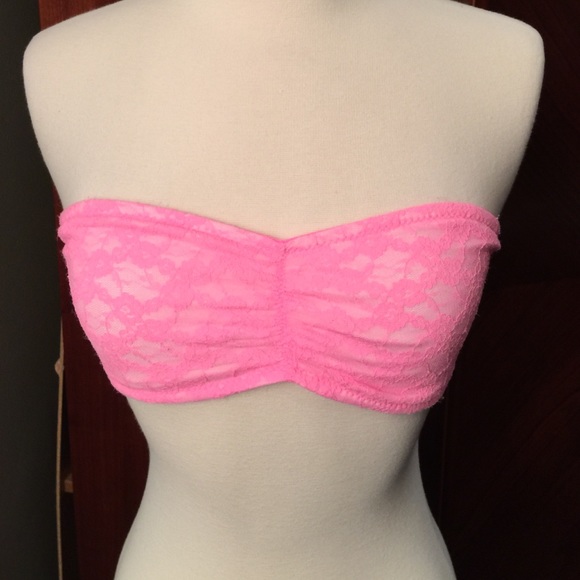 MUDD Pink Lace Bandeau