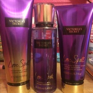 Victoria's Secret Love Spell set.