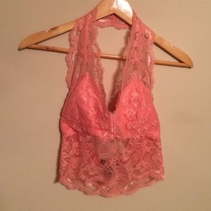 Pink top/ Brallete