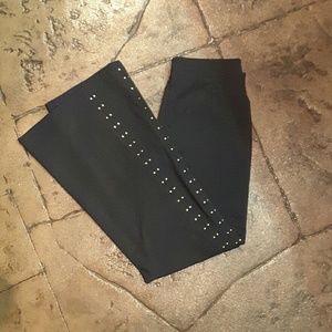 NY & Co. Black riveted pants