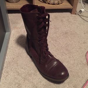 Combat boots - worn once!