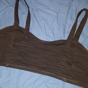 Black Caged Back Bralette