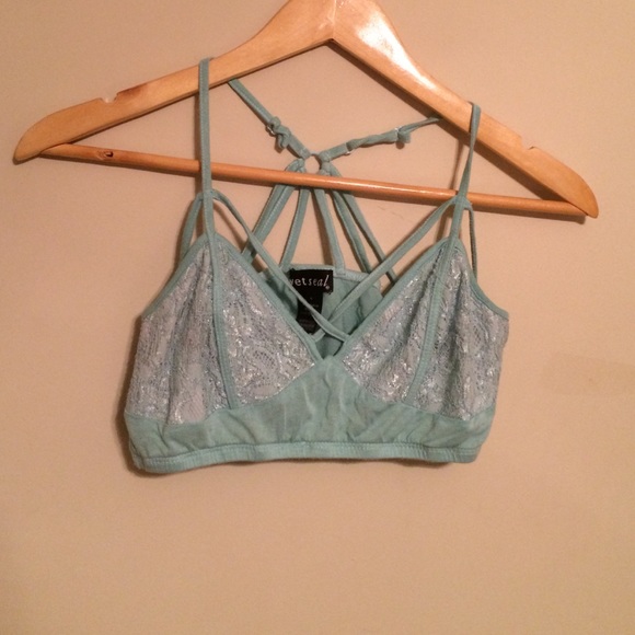 Strappy Light Blue Brallete