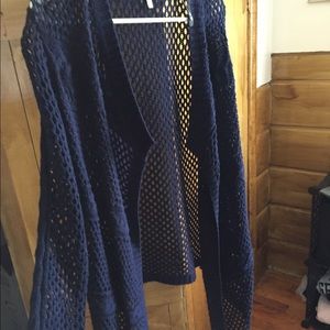 Blue sweater/cardigan