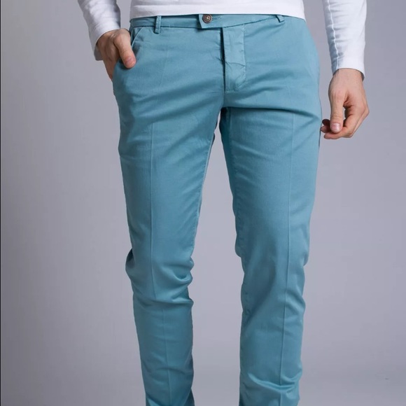 Takeshy Kurosawa Men's Flat Front Trousers
