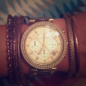 Michael Kors tortoise watch
