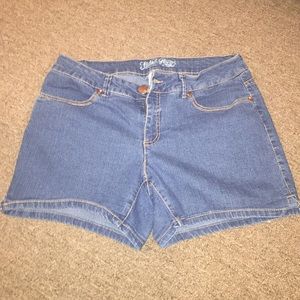Denim shorts
