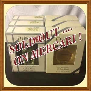 ETERNITY FOR WOMAN & OBSESSION FOR MEN  $5.00 EACH