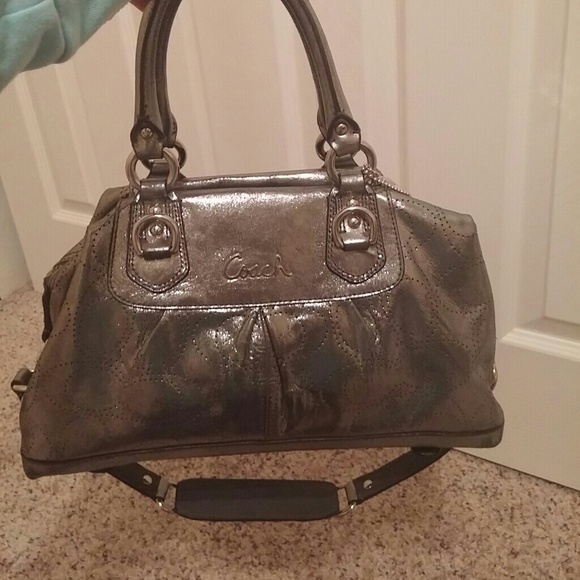 Handbag silver like new - Picture 4 of 4