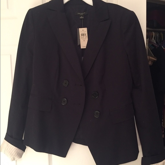Navy Ann Taylor blazer