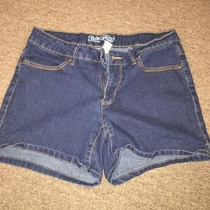 Denim shorts