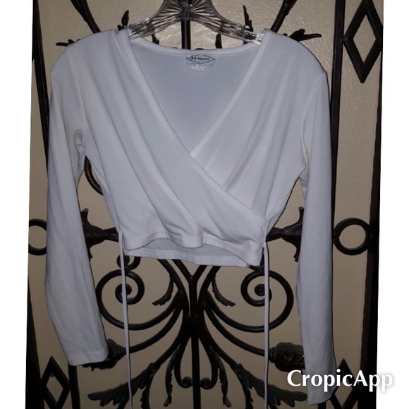 White Crop Top