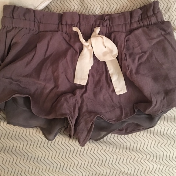Silk shirts with draw string waste