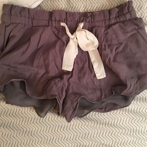 Silk shirts with draw string waste