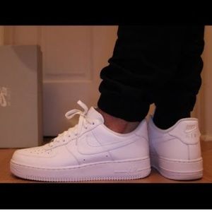 White Air Force one nikes