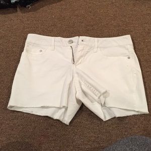 White shorts never worn