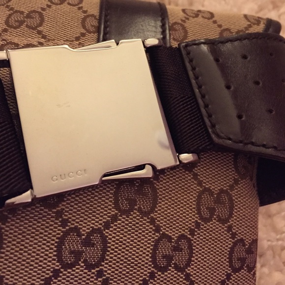 Gucci canvas waist bag - Picture 3 of 4