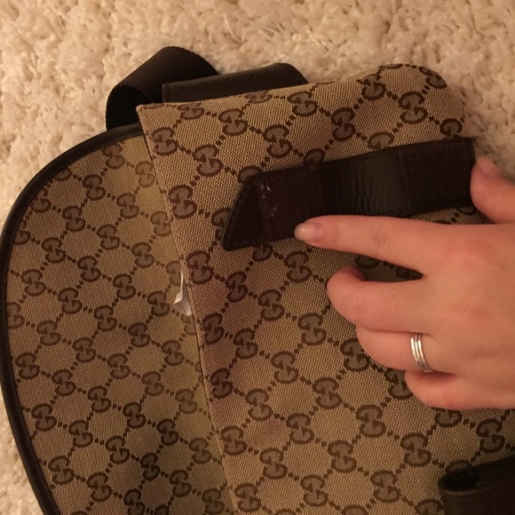 Gucci canvas waist bag - Picture 4 of 4