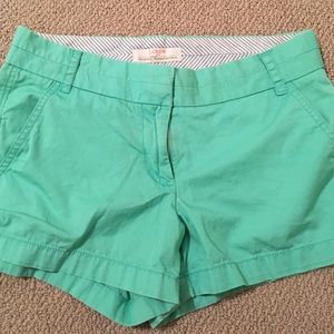 Mint green j. Crew shorts