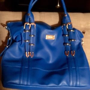 Nine West cobalt blue satchel