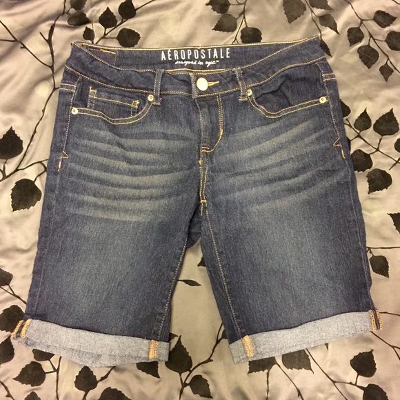 Aeropostale Jean Bermuda Shorts