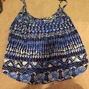 Open back crop top