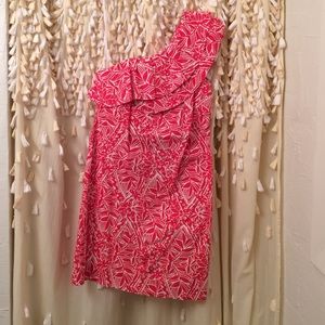 Lilly Pulitzer one shoulder dress