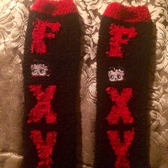 🦋Betty Boop ❤️ Plush knee highs❤️FOXY - Picture 4 of 5