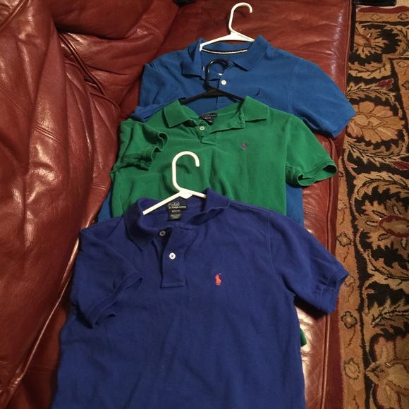 Boys collard polos
