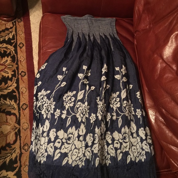 Lapis sundress/cover up - Picture 1 of 1
