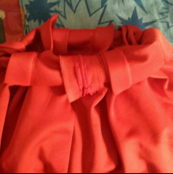 NEW HANDMADE RED SKATER SKIRT - Picture 4 of 4