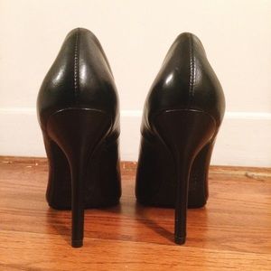 Patent leather heels