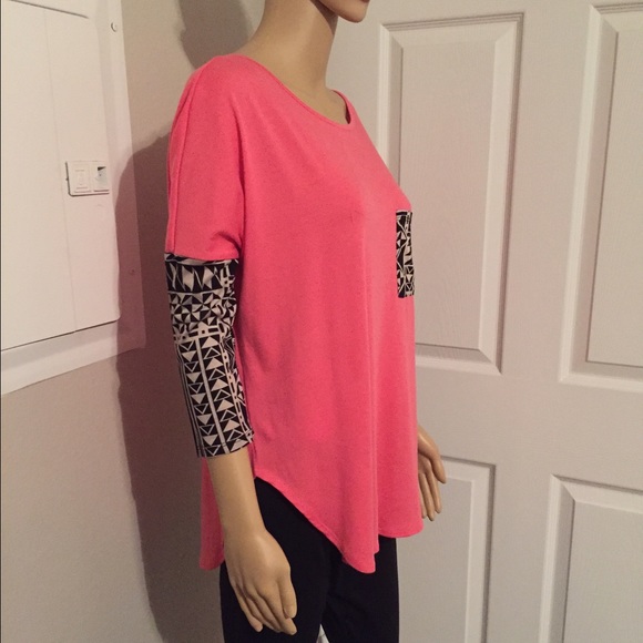⭐️5 STAR RATED ADDISON tribal top-pink - Picture 3 of 4